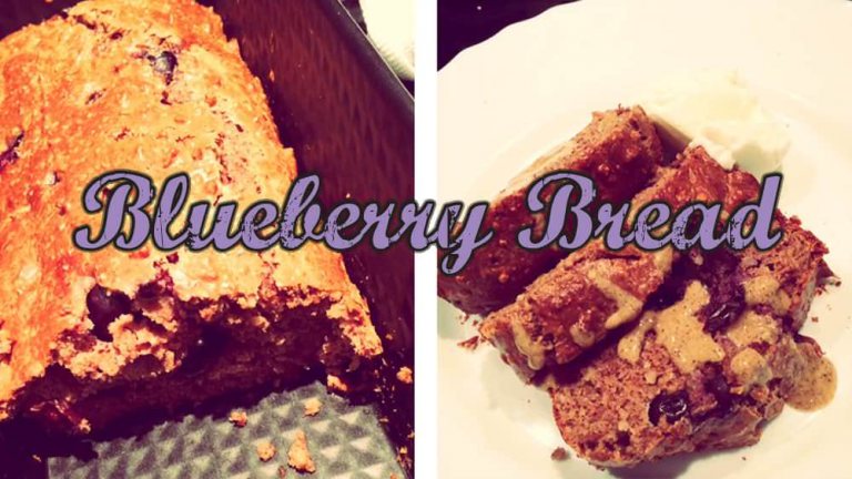Lowcarb & Sugarfree Blueberry Bread