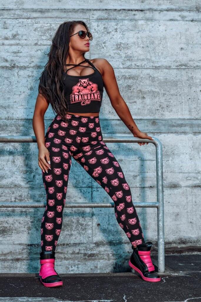 TRAINSANE GIRL Black Legging "Panther" – Bild 4
