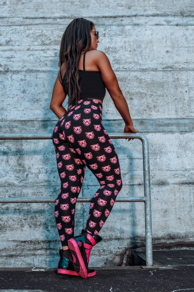 TRAINSANE GIRL Black Legging "Panther" – Bild 3