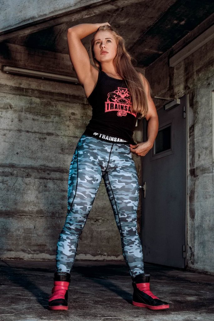 TRAINSANE GIRL Legging Military – Bild 5