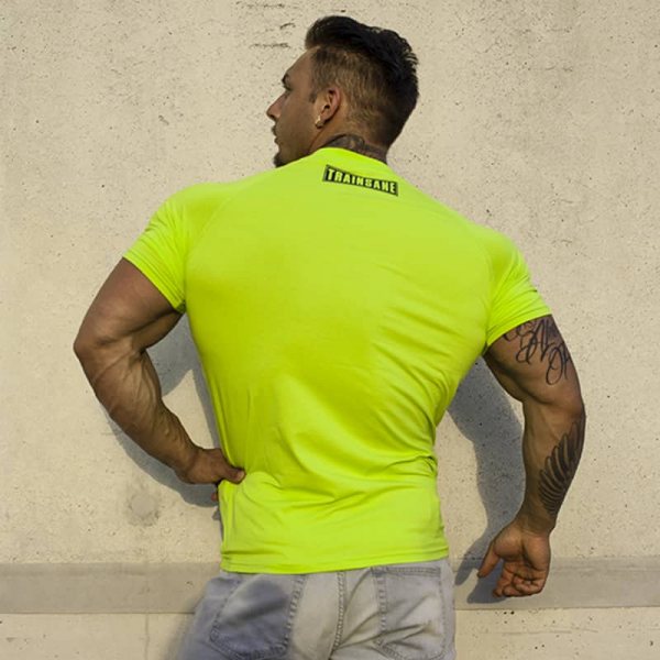 TRAINSANE Muscle T-Shirt GREEN – Bild 2
