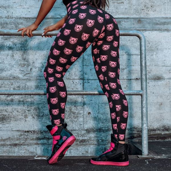 TRAINSANE GIRL Black Legging "Panther"