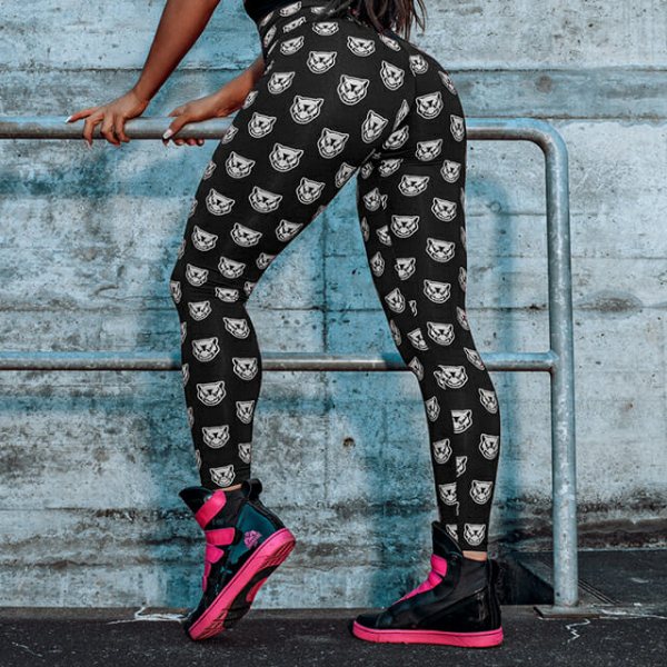 TRAINSANE GIRL Black Legging "Panther" – Bild 2