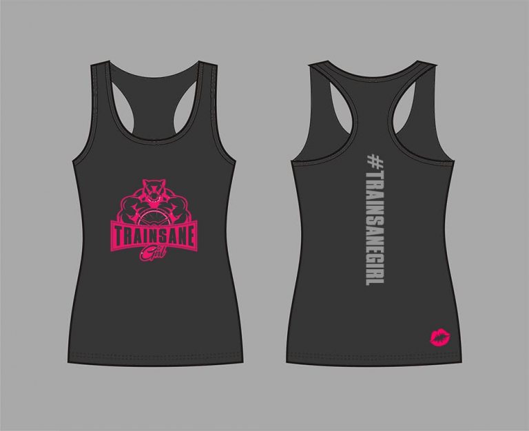 TRAINSANE GIRL Tank GREY – Bild 2