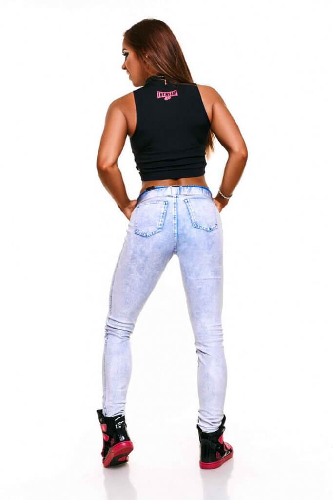 TRAINSANE GIRL Streetwear Crop Top – Bild 4