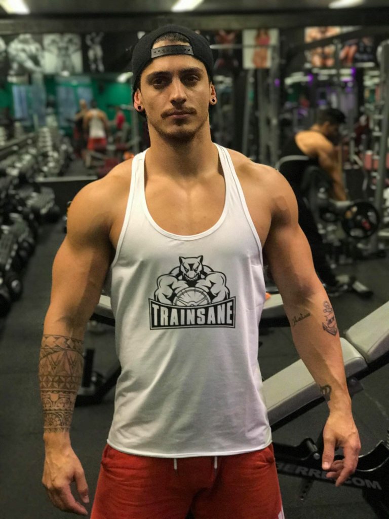 TRAINSANE Stringer Tank BLACK-WHITE