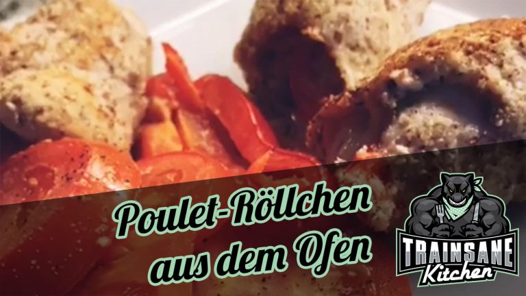 Poulet-Röllchen aus dem Ofen